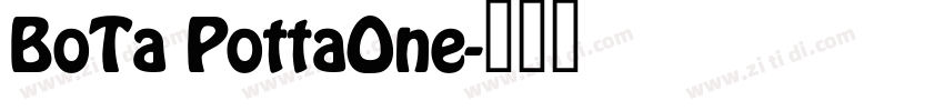 BoTa PottaOne字体转换